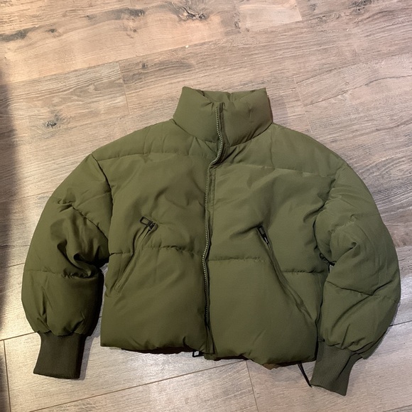 ZROZYL Sage Green Small Women's Winter Puffer - Picture 4 of 8